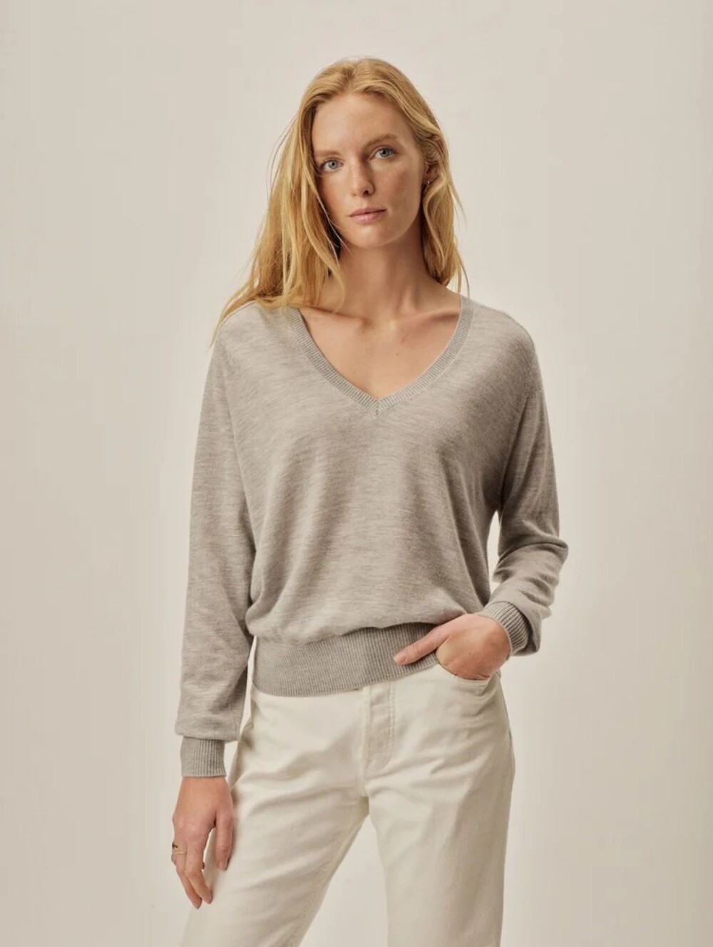 Buck Mason Cashmere V-Neck Sweater